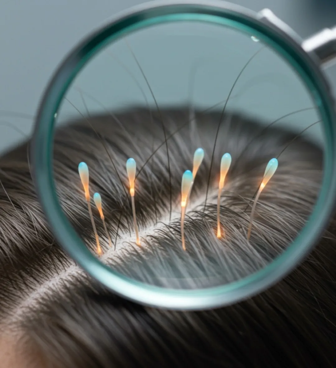 A close look at the scalp and hair follicles