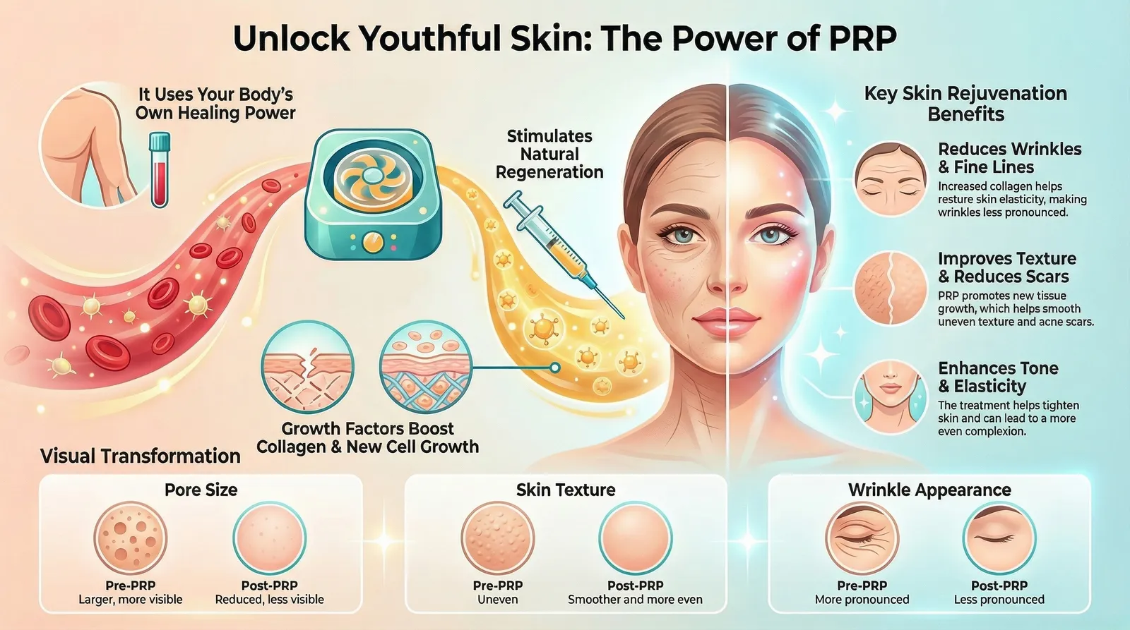 The Benefits of PRP for Skin Rejuvenation
