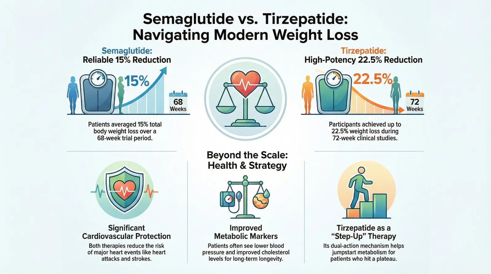 What is the Difference Between Semaglutide and Tirzepatide?