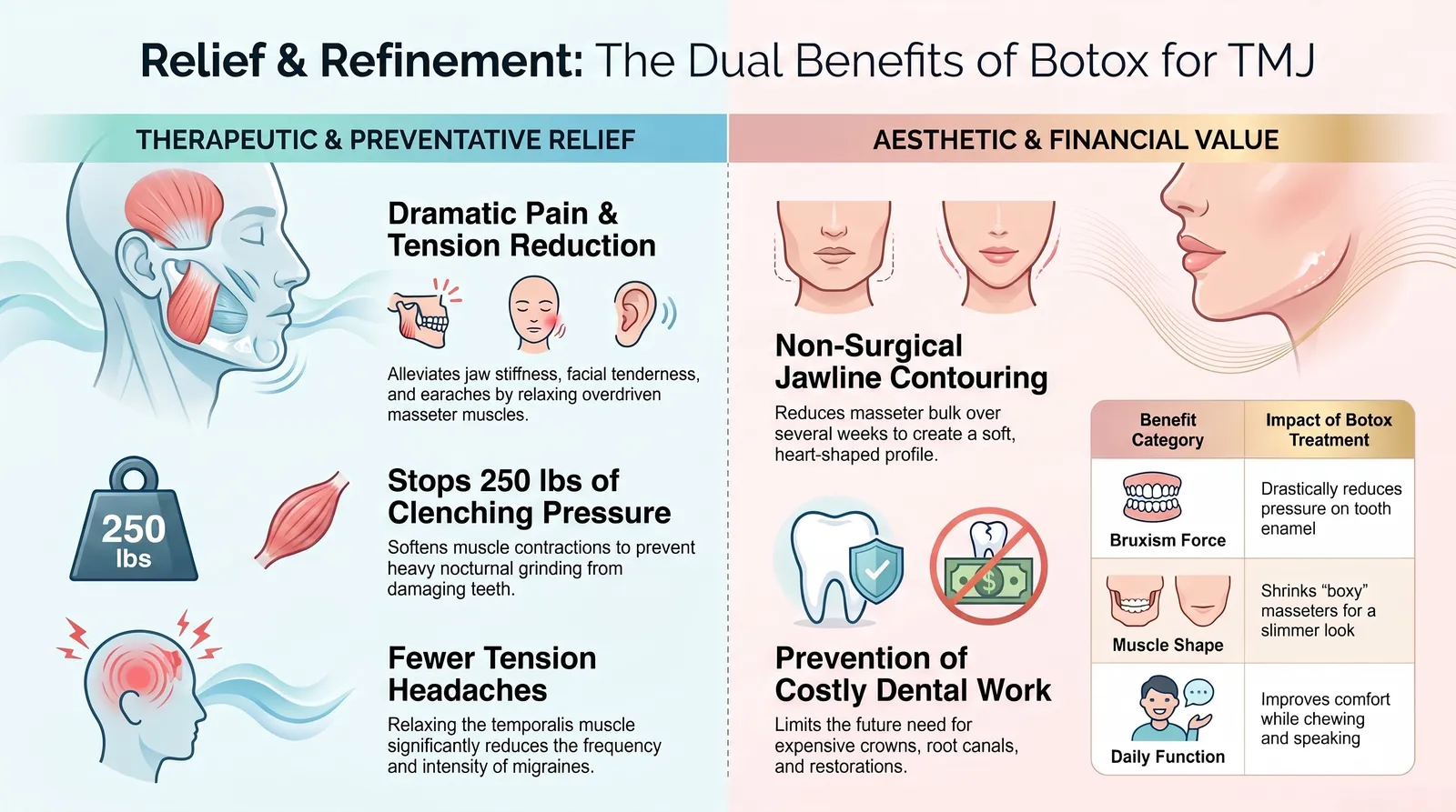 What Does Botox Do for TMJ? How It Works, Benefits, Costs, and What to Expect
