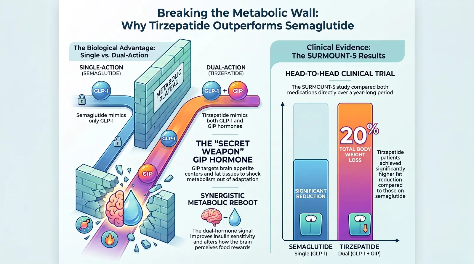 Can You Switch From Semaglutide to Tirzepatide if You Hit a Weight Loss Plateau?