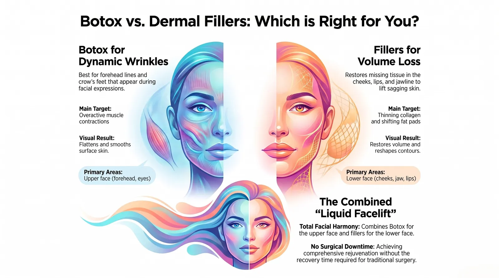 Botox vs. Dermal Fillers: Which One Do You Actually Need?